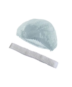 Gorro Desechable Tipo Oruga Blanco 100 Unidades