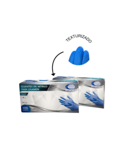 Guantes de nitrilo para examen caja x 50 pares Talla L
