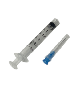 JERINGA DESECHABLE 3 ML 23G X 1 3P LUER LOCK