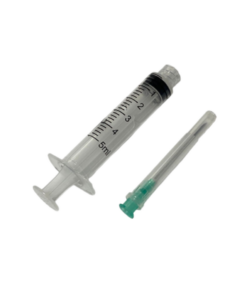 JERINGA DESECHABLE  5 ML 21G X 1 1/2 3P LUER LOCK